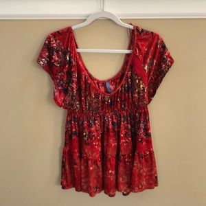 Babydoll free people top